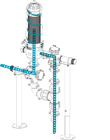 flussschema während der filtration